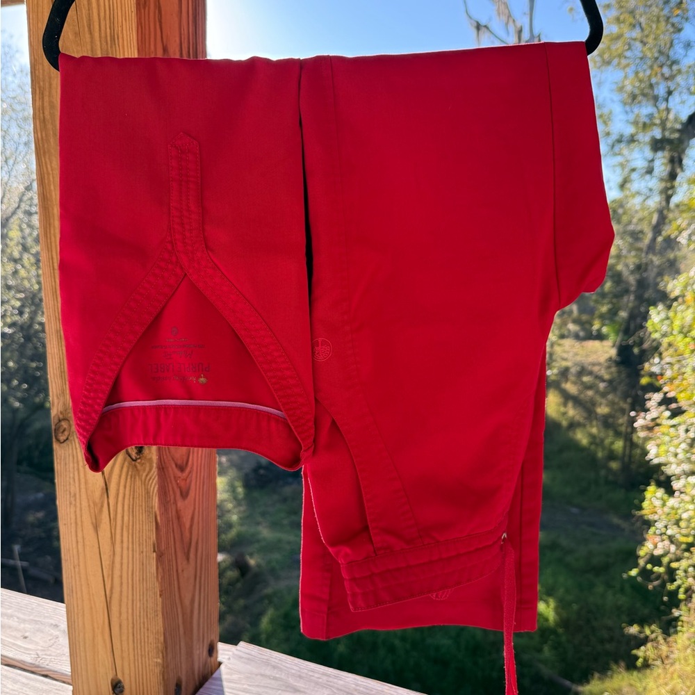 Kids Red Jogger Pants